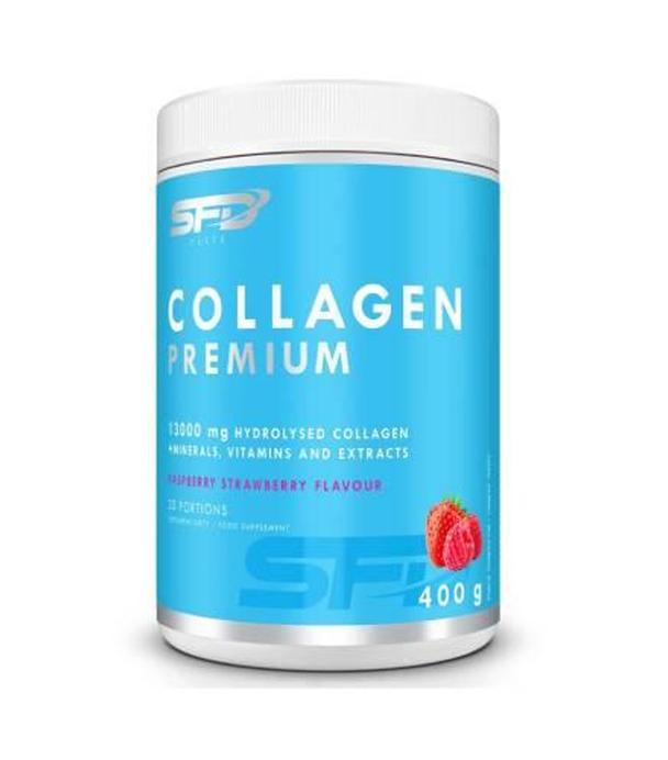 SFD, Collagen Premium raspberry strawberry, proszek, 400 g
