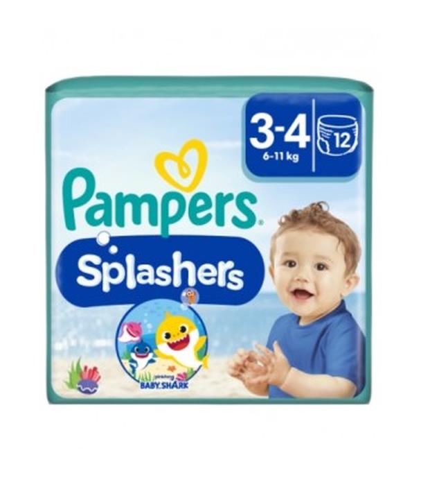 Pampers Splashers 3-4 jednorazowe pieluchomajtki do pływania 6-11 kg - 12 sztuk