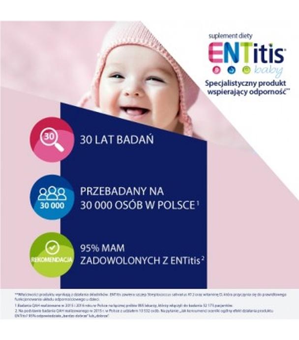 Entitis Baby Smak truskawkowy, 30 saszetek - ważny do 2024-10-31