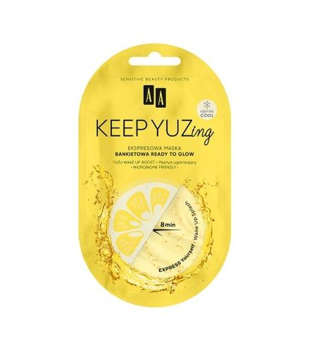 AA Keep Yuzing ready to glow, ekspresowa maska bankietowa, 7 ml