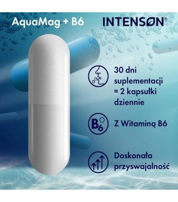 Intenson AquaMag + B6, 60 kapsułek