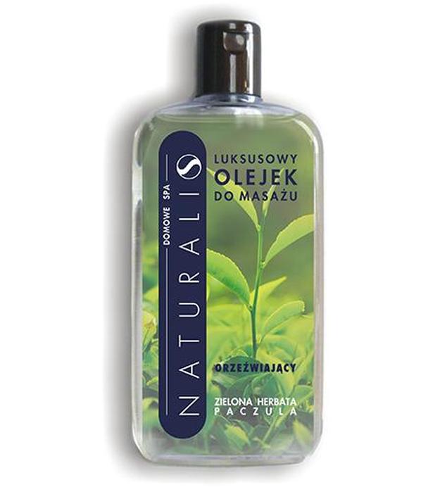 Naturalis Luksusowy olejek do masażu Orzeźwiający zielona herbata i paczula - 250 ml - cena, opinie, właściwości