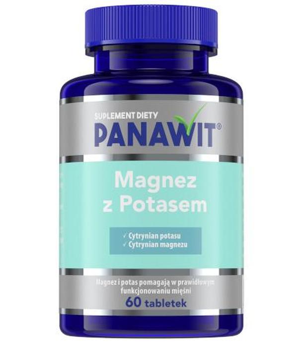 PANAWIT Magnez z Potasem, 60 tabletek