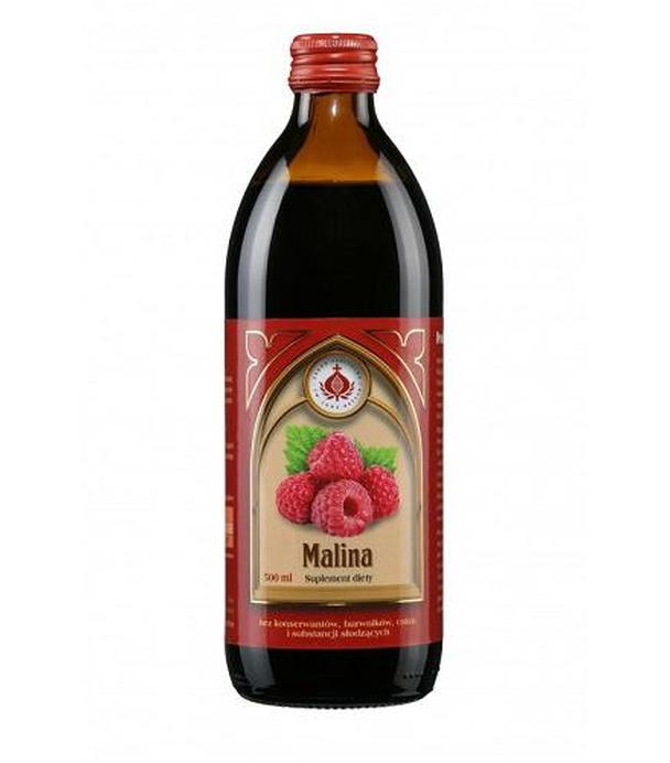 Produkty Bonifraterskie Sok z Maliny - 500 ml - cena, opinie, właściwości