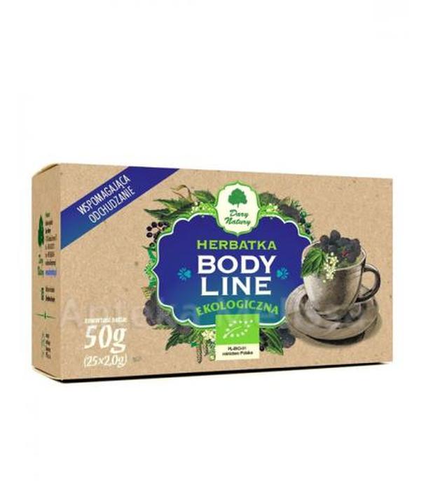 DARY NATURY Body Line Herbatka wspomagająca odchudzanie - 25 sasz.