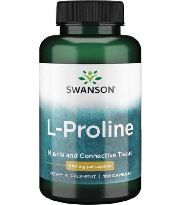 SWANSON L-PROLINE - 100 kaps. - ważny do 2025-10-31