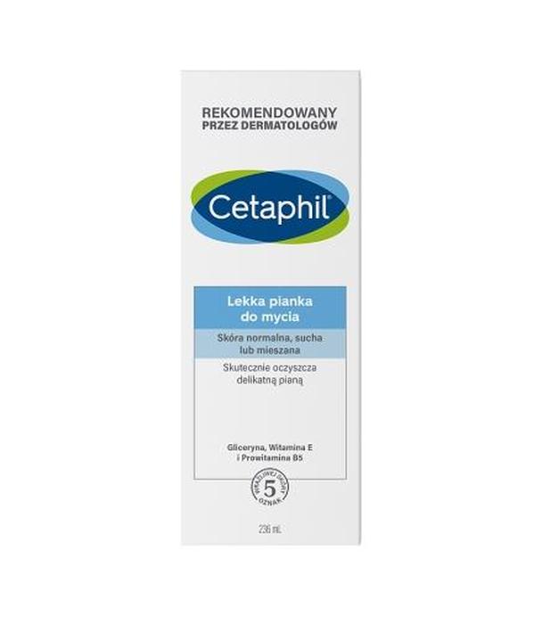 Cetaphil, lekka pianka do mycia, 236 ml