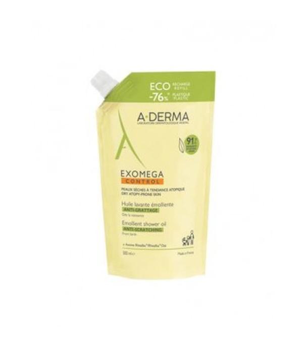 A-Derma Exomega Control Olejek emolient pod prysznic EKO uzupełnienie, 500 ml