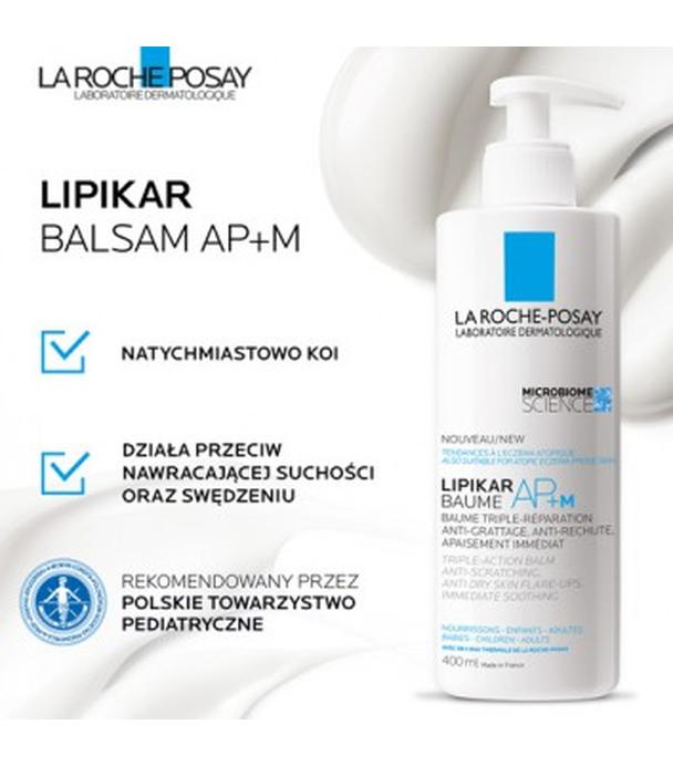 LA ROCHE-POSAY LIPIKAR SYNDET AP+ Krem myjący uzupełniający poziom lipidów, 400 ml