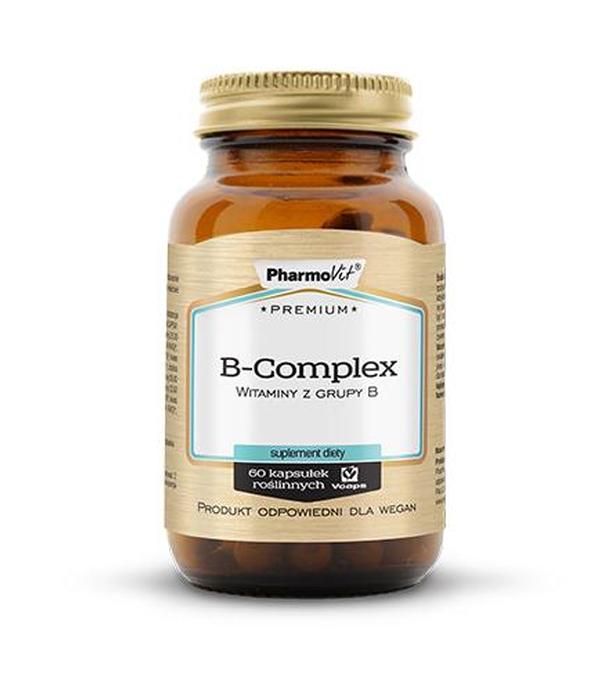 Pharmovit Premium B-complex - 60 kaps. - cena, opinie, właściwości