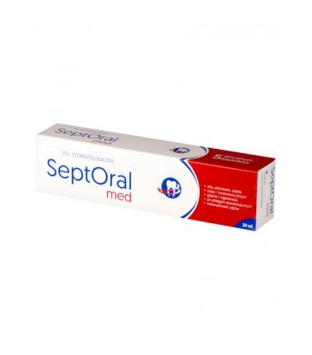 SeptOral Med Żel do stosowania w jamie ustnej, 20 ml - cena, opinie, wskazania