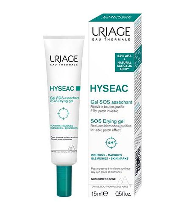 Uriage Hyseac, Żel przeciw niedoskonałościom punktowy SOS, 15 ml