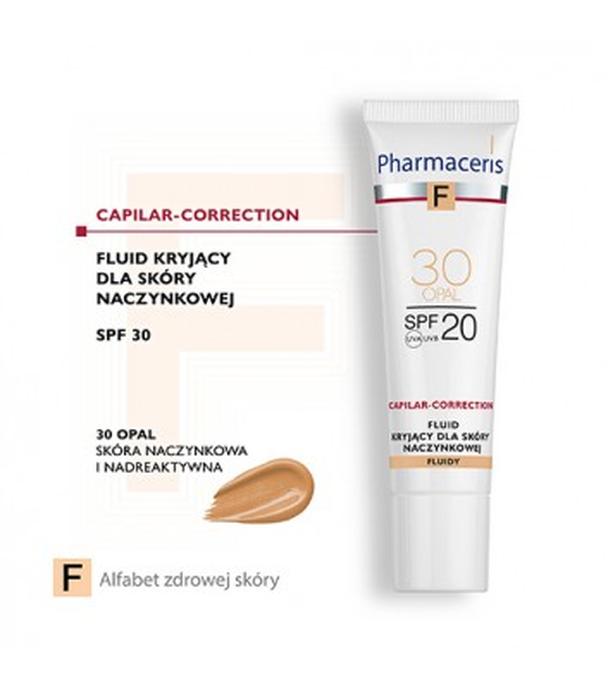 Pharmaceris F Capilar-Correction 30 Opal, fluid kryjący SPF20 dla skóry naczynkowej, 30 ml