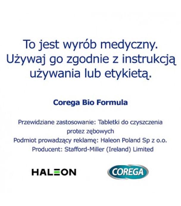 Corega Tabs Bio Formula Tabletki do czyszczenia protez zębowych smak miętowy, 136 tabletek