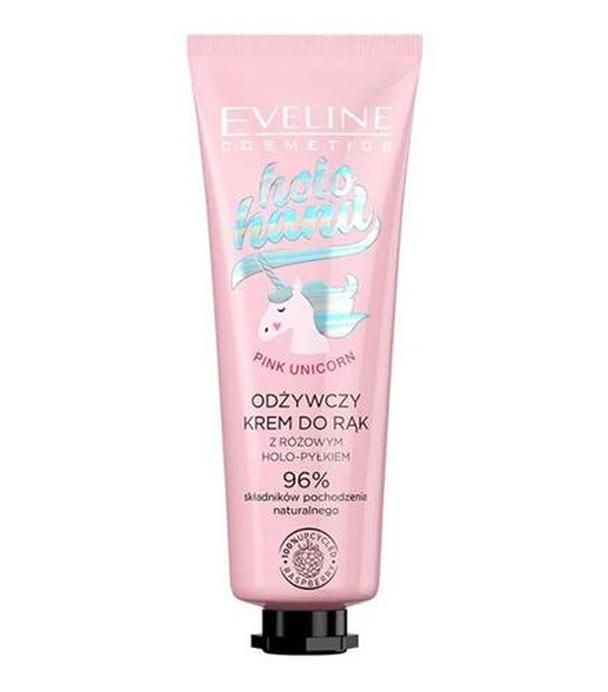 Eveline Cosmetics Holo Hand Pink Unicorn Odżywczy krem do rąk, 50 ml, cena, opinie, skład