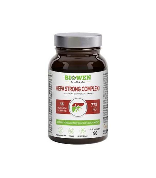 Biowen Hepa Strong Complex+, kapsułki, 90 sztuk