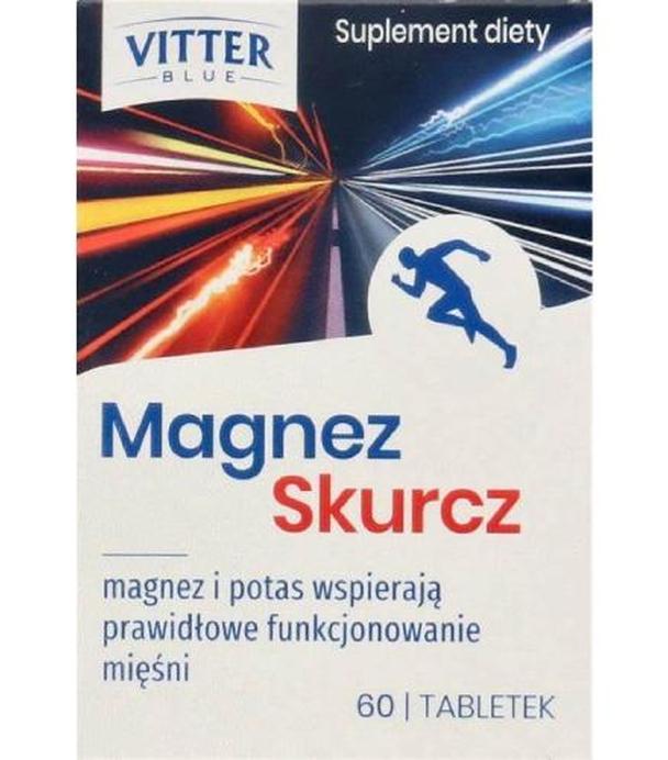 VITTER BLUE Magnez Skurcz, 60 tabletek