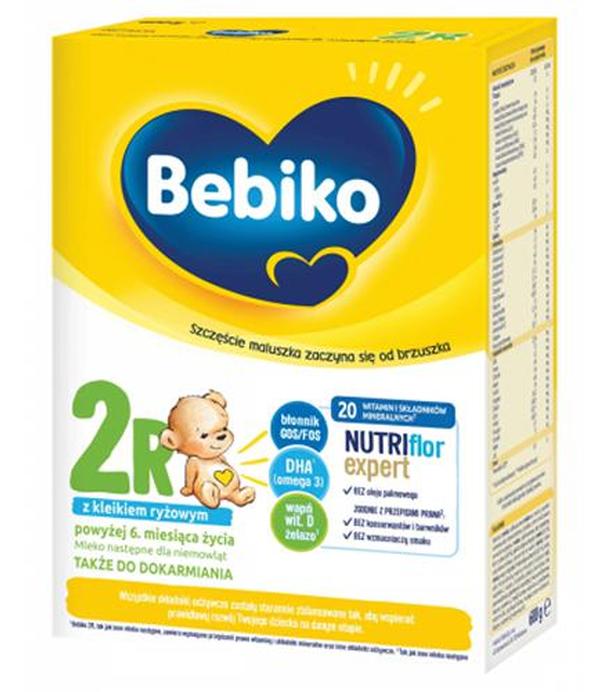 Bebiko 2R Nutriflor Expert Mleko następne z kleikiem ryżowym dla niemowląt powyżej 6. miesiąca życia, 600 g - ważny do 2025-09-22