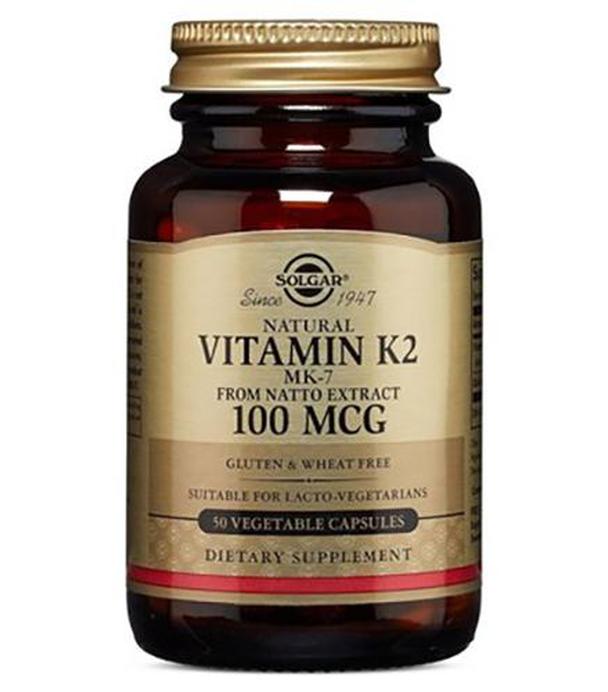 SOLGAR WITAMINA K2 100 mcg - 50 kaps.