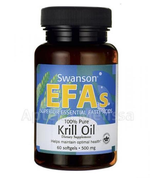SWANSON Krill Oil - 60 kaps. - ważny do 2025-09-30