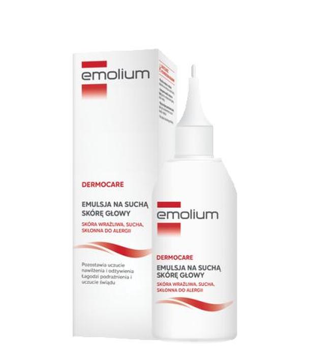 Emolium Dermocare, Emulsja na suchą skórę głowy, 100 ml