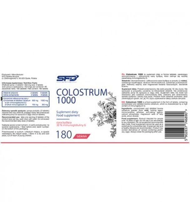 SFD COLOSTRUM 1000, 180 tabletek