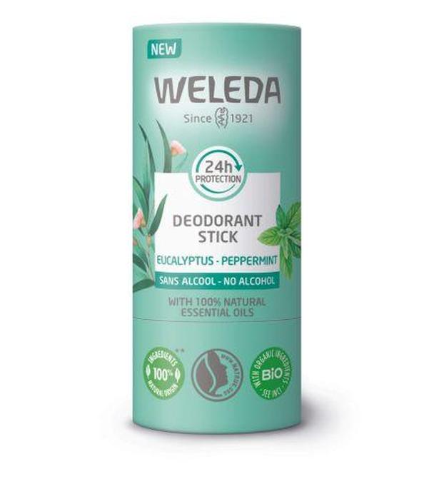 Weleda Dezodorant-sztyft 24h eukaliptus-mięta pieprzowa, 50 g