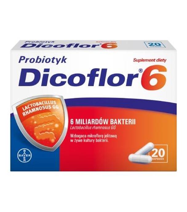 Dicoflor 6, kapsułki, 20 kapsułek