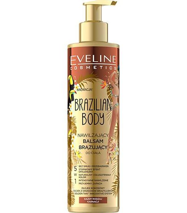 Eveline Cosmetics Brazilian Body Nawilżający Balsam brązujący do ciała 5 w 1, 200 ml