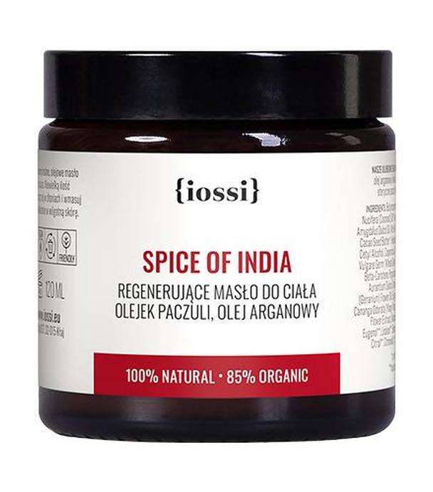 Iossi Spice Of India Regenerujące masło do ciała Paczuli, Olej Arganowy, 120 ml