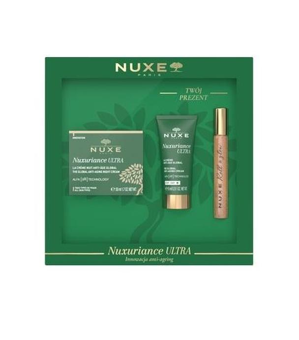 Nuxe Nuxuriance Ultra Zestaw 2025 Krem na noc + krem na dzień + HP roll-on