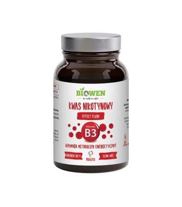 Biowen, Kwas Nikotynowy Witamina B3, 120 g