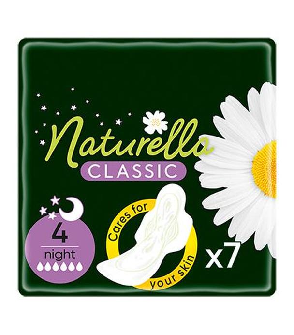 NATURELLA CLASSIC Podpaski ze skrzydełkami Night, 7 sztuk