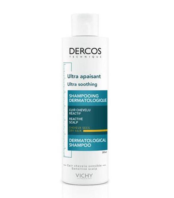 Vichy Dercos Szampon ultrakojący włosy suche - 200 ml - cena, opinie, właściwości