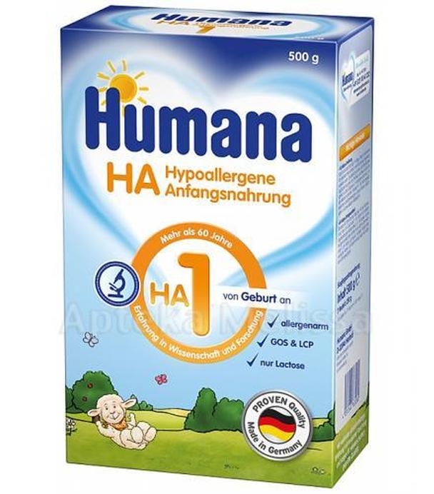 HUMANA HA 1 Mleko modyfikowane w proszku - 500 g