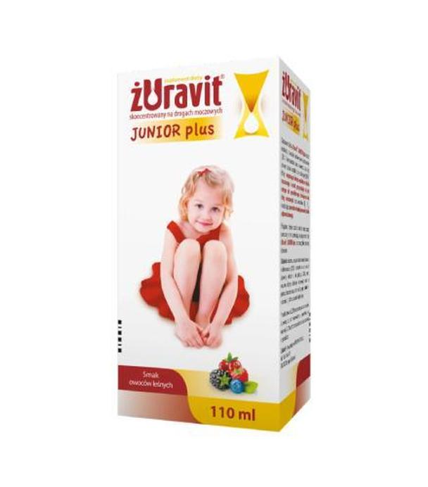Żuravit Junior Plus, syrop, smak owoców leśnych, 110 ml