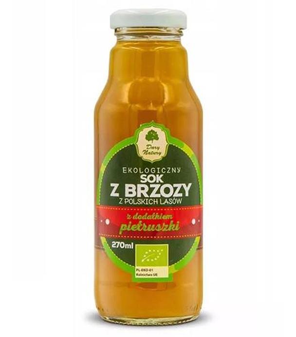 Dary Natury Ekologiczny sok z brzozy z dodatkiem pietruszki - 270 ml - cena, opinie, właściwości