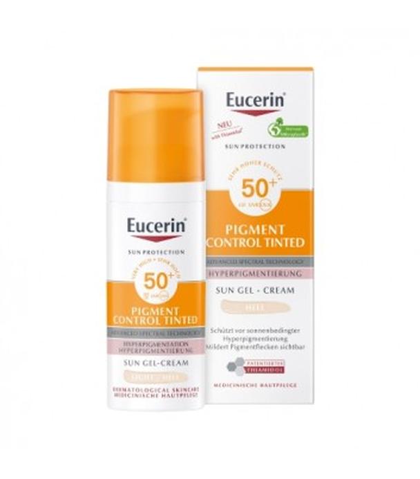 Eucerin Sun Protection Pigment Control, Fluid ochronny light barwiący SPF 50+, 50 ml
