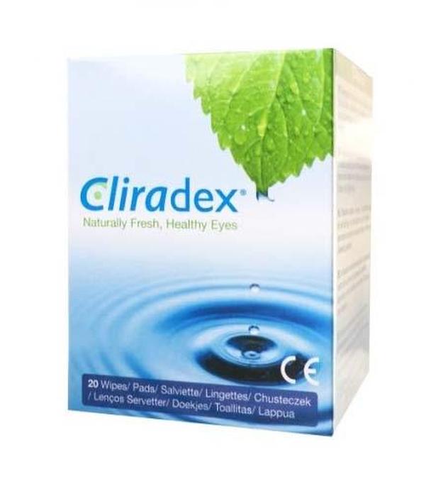 CLIRADEX Chusteczki do przemywania powiek - 20 szt. Naturalny sposób na komfort i zdrowie powiek.