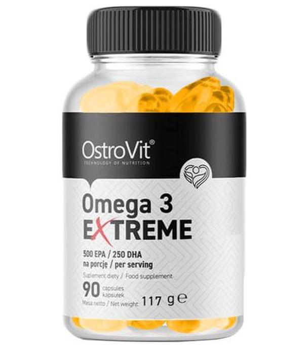 OstroVit Omega 3 Extreme - 90 kaps. - cena, opinie, wskazania