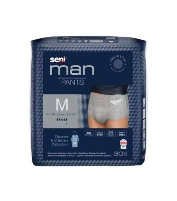 Seni Man Pants, Majtki chłonne, 5 kropli, rozmiar M, 30 sztuk