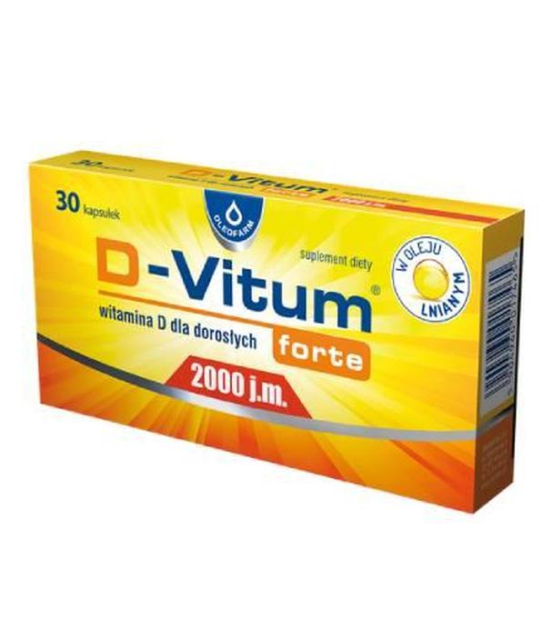 Oleofarm, D-Vitum forte 2000 j.m., kapsułki, 30 sztuk