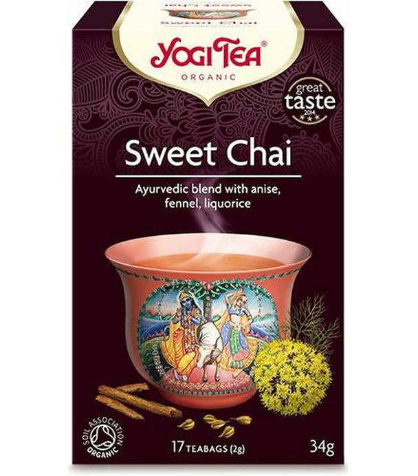 Yogi Tea Organic SWEET CHAI Słodki Czaj BIO - 17 sasz. - cena, opinie, stosowanie