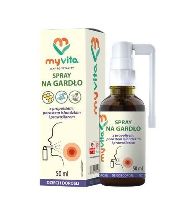 MyVita Spray na gardło, 50 ml