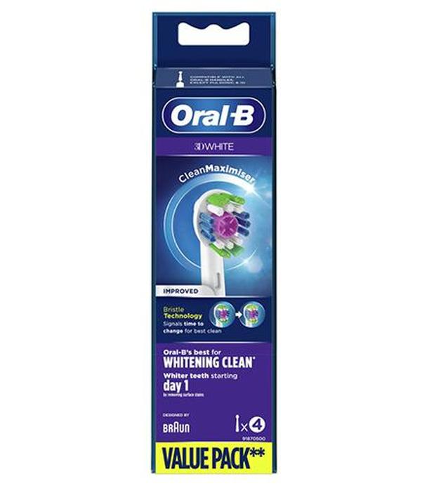Oral-B 3D Clean Maximiser EB4 Końcówki do szczoteczki elektrycznej, 4 szt. cena, opinie, właściwości
