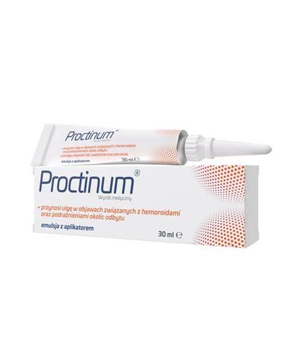 Proctinum Emulsja - 30 ml Na hemoroidy - cena, opinie, właściwości