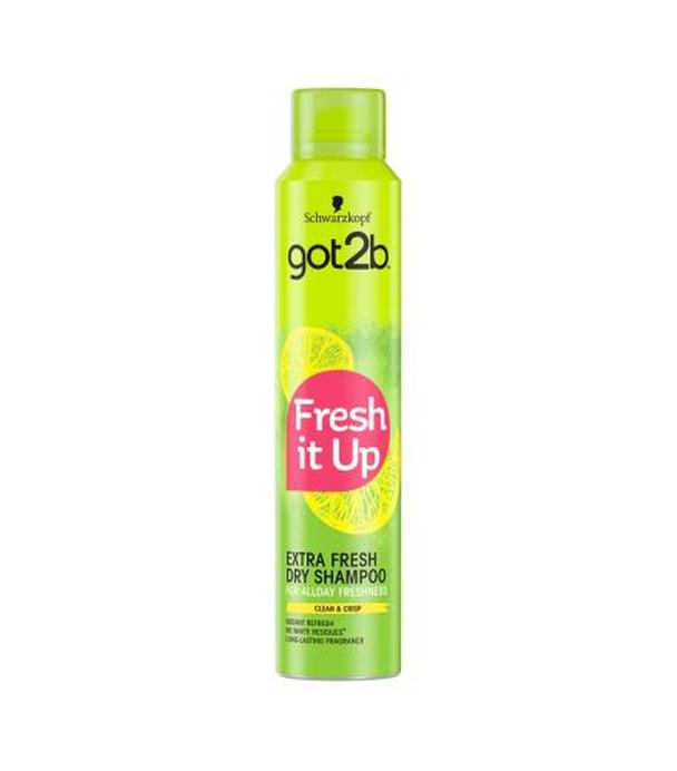Got2b Fresh it Up Extra Fresh Suchy szampon do włosów - 200 ml - cena, wskazania, stosowanie