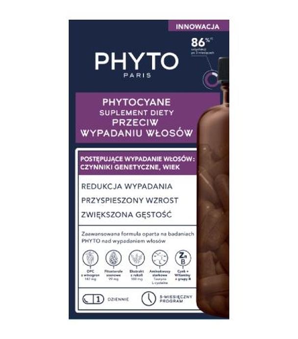 Phytocyane przeciw wypadaniu włosów, 84 kapsułki