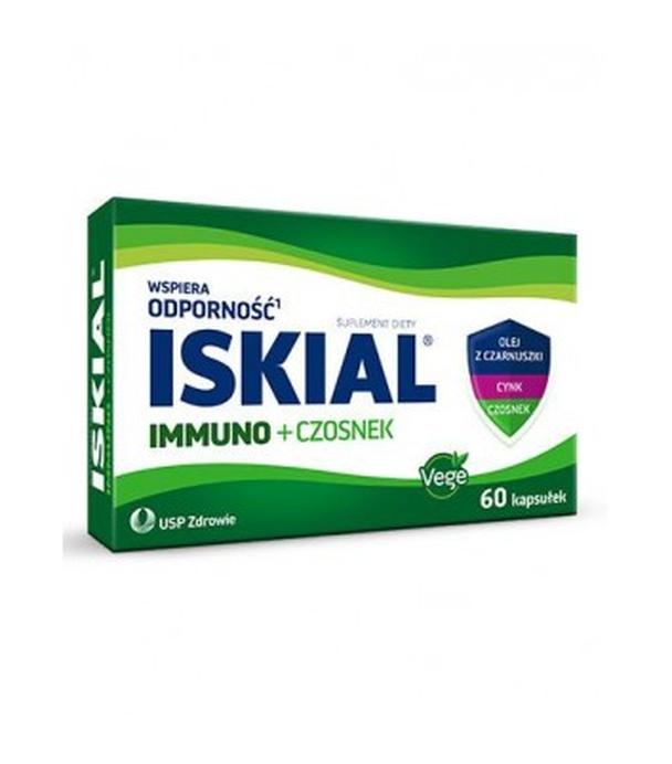 Iskial Immuno + Czosnek, 60 kapsułek