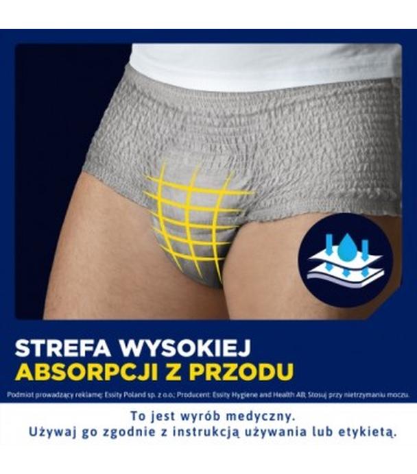 TENA Men Pants Normal Grey L/XL 95-130 cm, bielizna chłonna, 30 sztuk - ważny do 2025-09-28